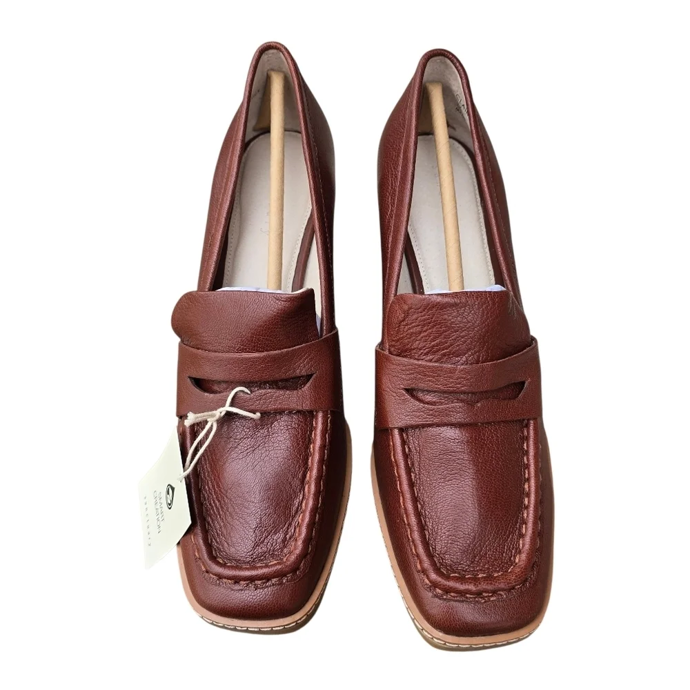 🌻NIB Sanctuary Cadence Wedge Loafer, Size 9.5M - Picture 4 of 15
